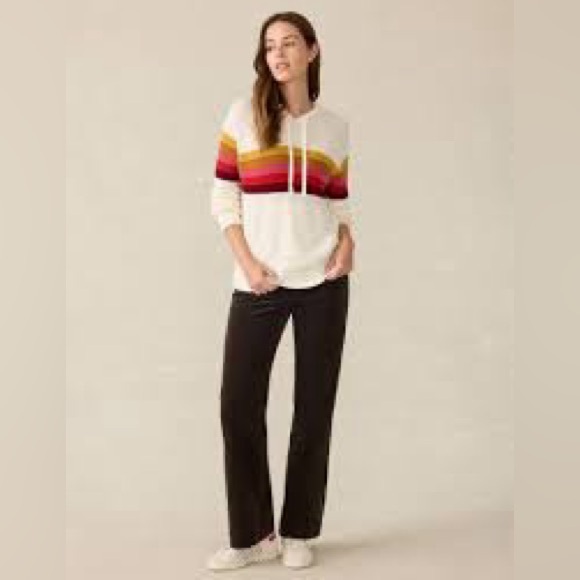 Faherty Multicolor Striped Hoodie NWT - Picture 3 of 6